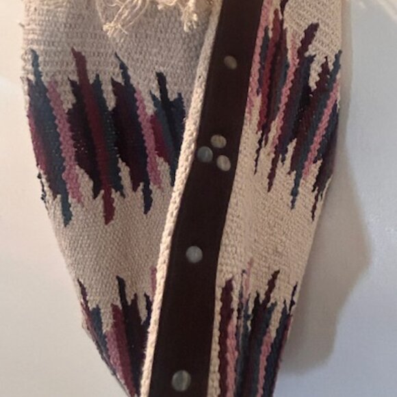 Free People Mixed and Mended Fringe Shoulder Strap Hobo Bag  NEW - Picture 12 of 16